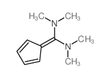 Methanediamine, 1-(2,4-cyclopentadien-1-ylidene)-N,N,N',N'-tetramethyl- 结构式