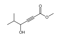 4-羟基-5-甲基-2-己炔酸甲酯 结构式