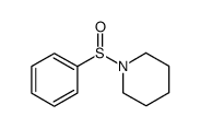 1-(苯基亚硫酰基)哌啶 结构式