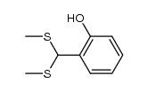 2-[双(甲硫基)甲基]苯酚 结构式