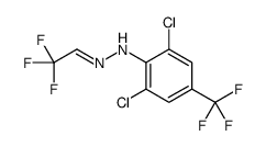 Acetaldehyde, 2,2,2-trifluoro-, 2-[2,6-dichloro-4-(trifluoromethyl)phenyl]hydrazone 结构式