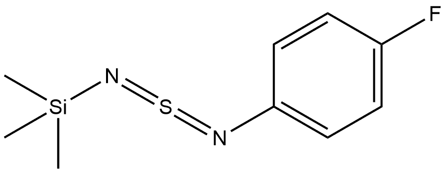 Silanamine, N-[[(4-fluorophenyl)imino]-λ4-sulfanylidene]-1,1,1-trimethyl- 结构式