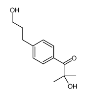 2-羟基-1-[4-(3-羟丙基)苯基]-2-甲基-1-丙酮 结构式