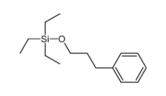 1-苯基-3-(三乙基硅氧基)丙烷 结构式