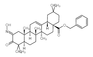 2-羟基亚氨基-3-氧代齐墩果烷-12-烯-28-酸苯甲酯 结构式