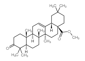 3-氧代齐墩果-12-烯-28-酸甲酯 结构式