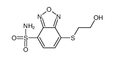 2,1,3-Benzoxadiazole-4-sulfonamide, 7-[(2-hydroxyethyl)thio]- 结构式
