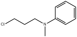 N-(3-氯丙基)-N-甲基苯胺 结构式