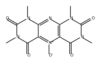 Pyrimido[5,4-g]pteridine-2,4,6,8(1H,3H,7H,9H)-tetrone, 1,3,7,9-tetramethyl-, 5-oxide 结构式