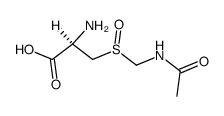 L-Alanine, 3-[[(acetylamino)methyl]sulfinyl]- 结构式