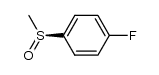 Benzene, 1-fluoro-4-[(S)-methylsulfinyl]- (9CI) 结构式