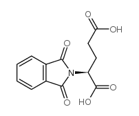 N-邻苯二甲酰-L-谷氨酸 结构式
