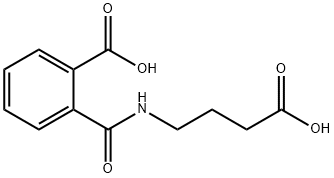N-邻苯二甲酰基-4-氨基丁酸 结构式
