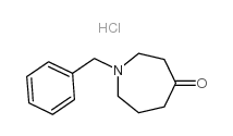 1-苄基-4-氧代氮杂烷盐酸盐 结构式