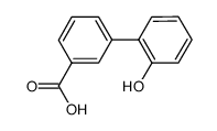 3-(2-羟基苯基)苯甲酸 结构式