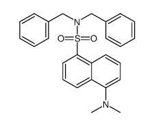 5-二甲氨基-N,N-二苄基-1-萘磺酰胺 结构式
