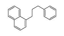 1-(3-苯丙基)萘 结构式