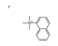 N,N,N-三甲基-1-萘铵碘化物 结构式
