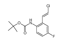 (E)-tert-butyl (2-(2-chlorovinyl)-4-fluorophenyl)carbamate 结构式