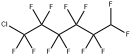 1-CHLORO-6H-DODECAFLUOROHEXANE 结构式