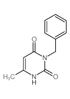 3-苄基-6-甲基尿嘧啶 结构式