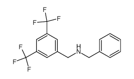 N-苄基-3,5-双(三氟甲基)苯甲胺 结构式