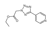 2H-Tetrazole-2-acetic acid, 5-(4-pyridinyl)-, ethyl ester 结构式