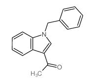 1-(1-苄基-1H-吲哚-3-基)乙酮 结构式