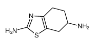 2,6-二氨基-4,5,6,7-四氢苯并噻唑 结构式
