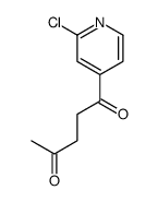 1-(3-氯-4-吡啶基)-1,4-戊二酮 结构式