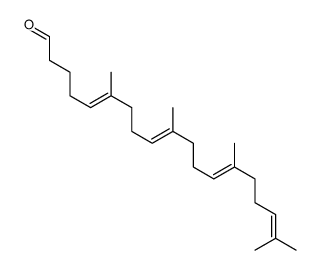5,9,13,17-Nonadecatetraenal, 6,10,14,18-tetramethyl-, (E,E,E)- (9CI) 结构式