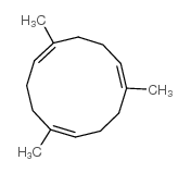 三甲基-1,5,9-环十二碳三烯 结构式