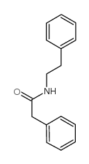 N-(2-苯基乙基)-苯乙酰胺 结构式