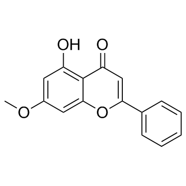 杨芽黄素 结构式