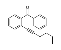 Methanone, [2-(1-hexynyl)phenyl]phenyl- 结构式