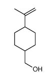 Cyclohexanemethanol, 4-(1-methylethenyl)-, trans- 结构式