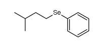 苯(3-甲基丁基)硒醚 结构式