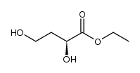 (2S)-2,4-二羟基丁酸乙酯 结构式