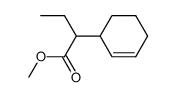 2-Cyclohexene-1-acetic acid, α-ethyl-, methyl ester 结构式