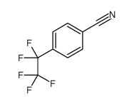 4-(1,1,2,2,2-五氟乙基)苯甲腈 结构式