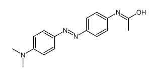 C.I. DISPERSE BLACK 3, ACETO DERIVATIVE 结构式