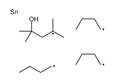 2,4-二甲基-4-(三丁基锡基)-2-戊醇 结构式
