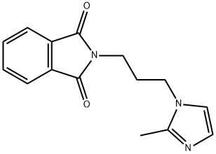 2-[3-(2-甲基-1H-咪唑-1-基)丙基]-1H-异吲哚-1,3(2H)-二酮 结构式