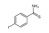 4-碘硫代苯甲酰胺 结构式
