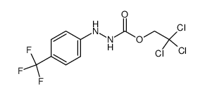 2-(4-三氟甲基苯基)肼基甲酸-2,2,2-三氯乙酯 结构式
