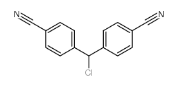 4-[alpha-(4-氰基苯基)氯甲基]苯甲腈 结构式