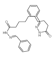 癸二酰-1,10-双[2-(苯亚甲基)酰肼] 结构式