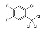 Benzene, 1-chloro-4,5-difluoro-2-(trichloromethyl)- 结构式