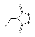 4-乙基-1,2,4-三唑烷-3,5-二酮 结构式