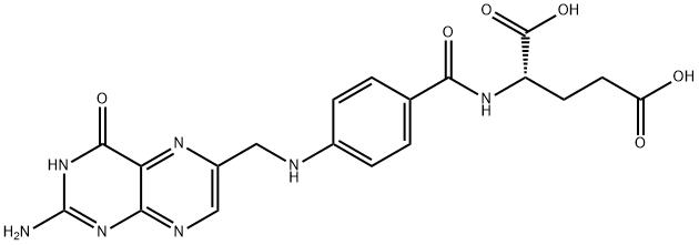 DL-叶酸 结构式